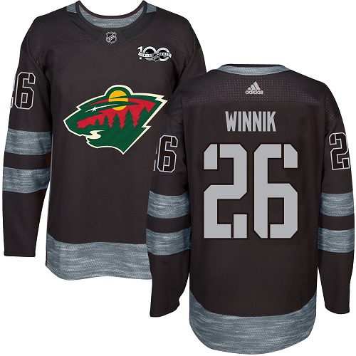 Adidas Wild #26 Daniel Winnik Black 1917-100th Anniversary Stitched NHL Jersey - Click Image to Close
